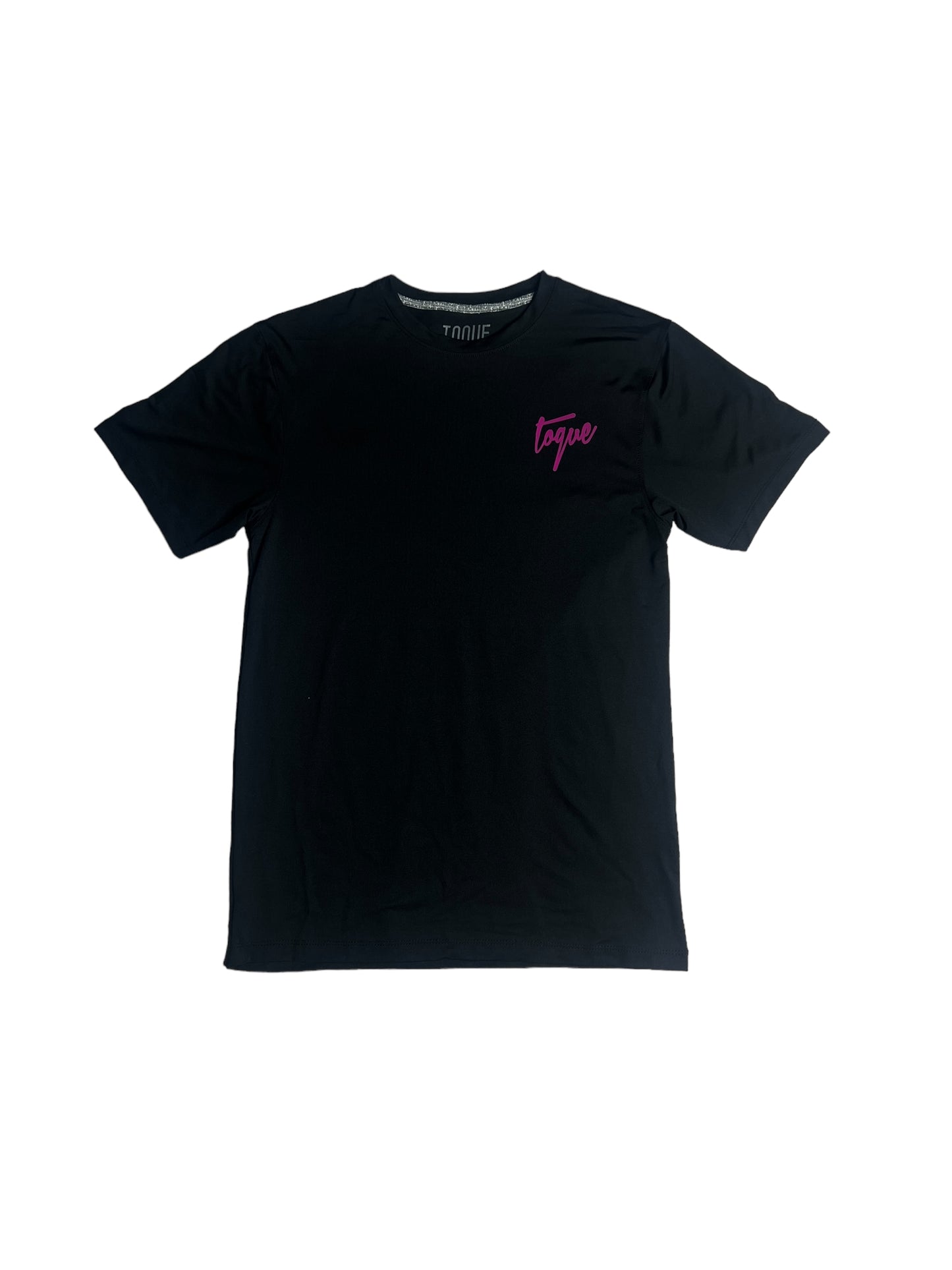 Perfomance Tee Black/ Rosa Logo