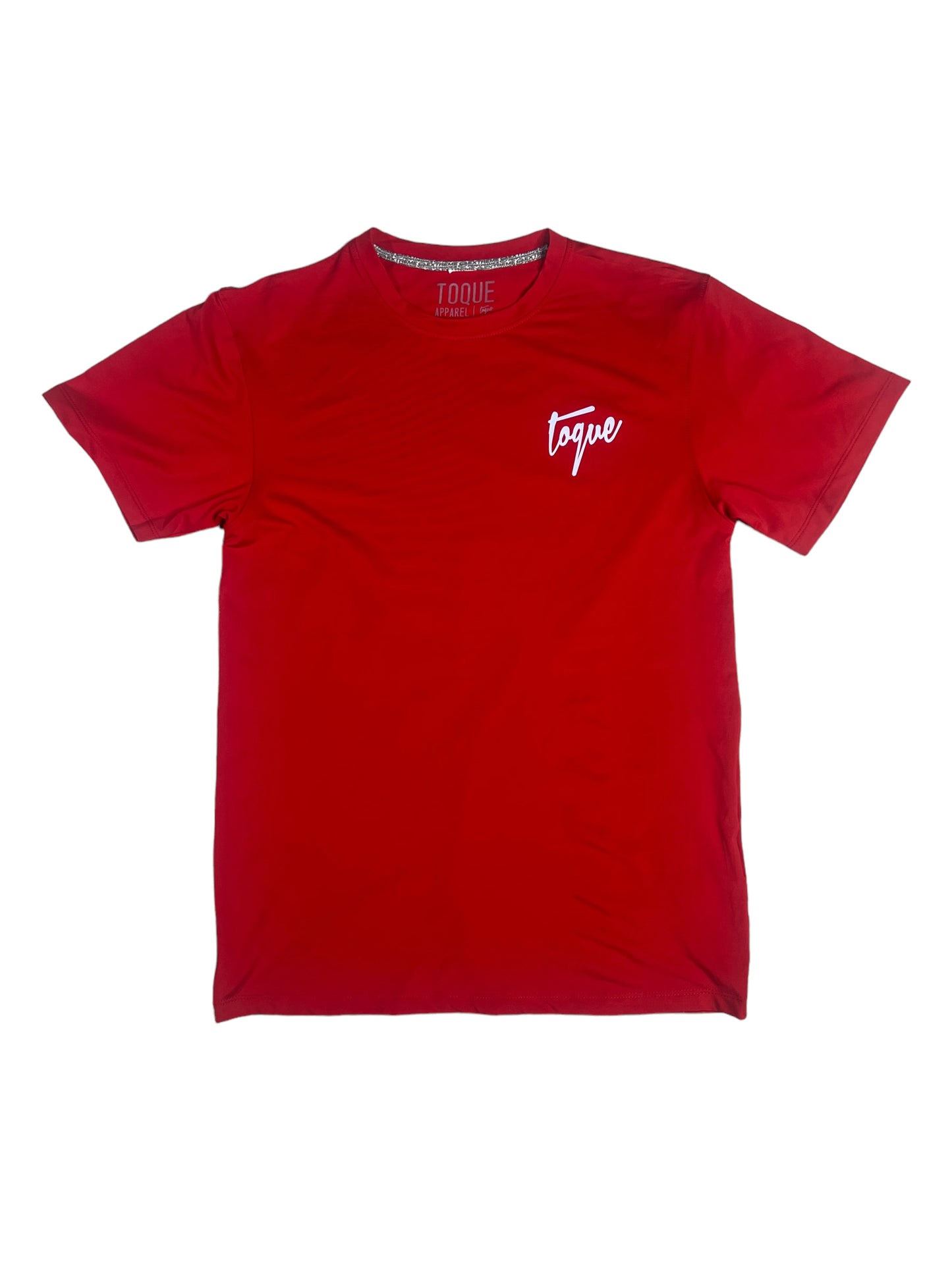 Performance Tee Red/Ice Grey logo