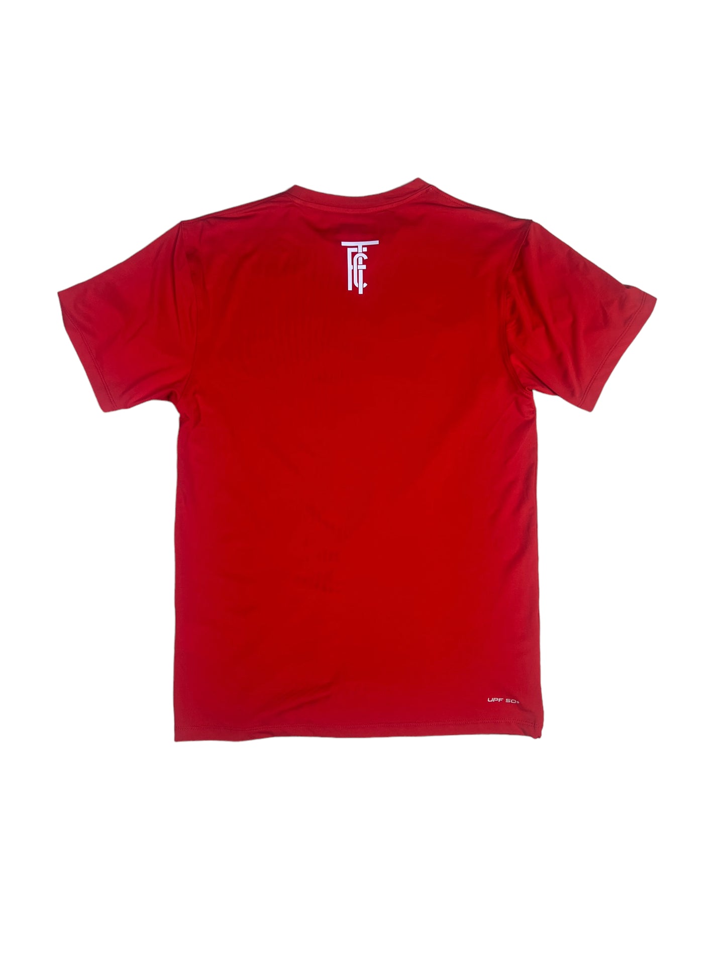 Performance Tee Red/Ice Grey logo