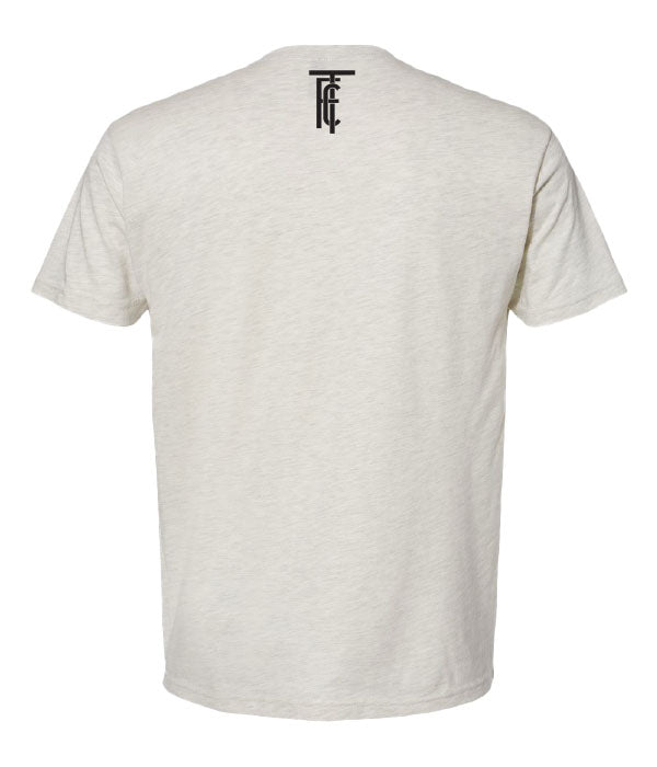 Chest Toque Tee - Heather White