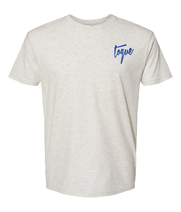 Chest Toque Tee - Heather White