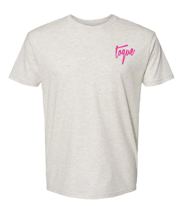 Chest Toque Tee - Heather White