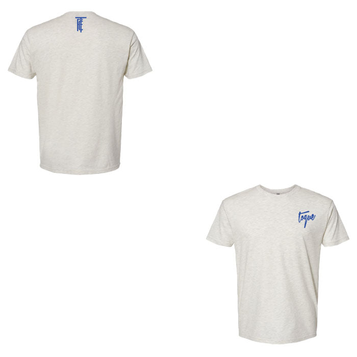 Chest Toque Tee - Heather White