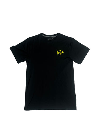 Perfomance Tee Black/ Yellow Logo